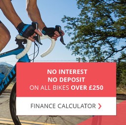 No interest, no deposit, on all bikes over £250 - Finance calculator →