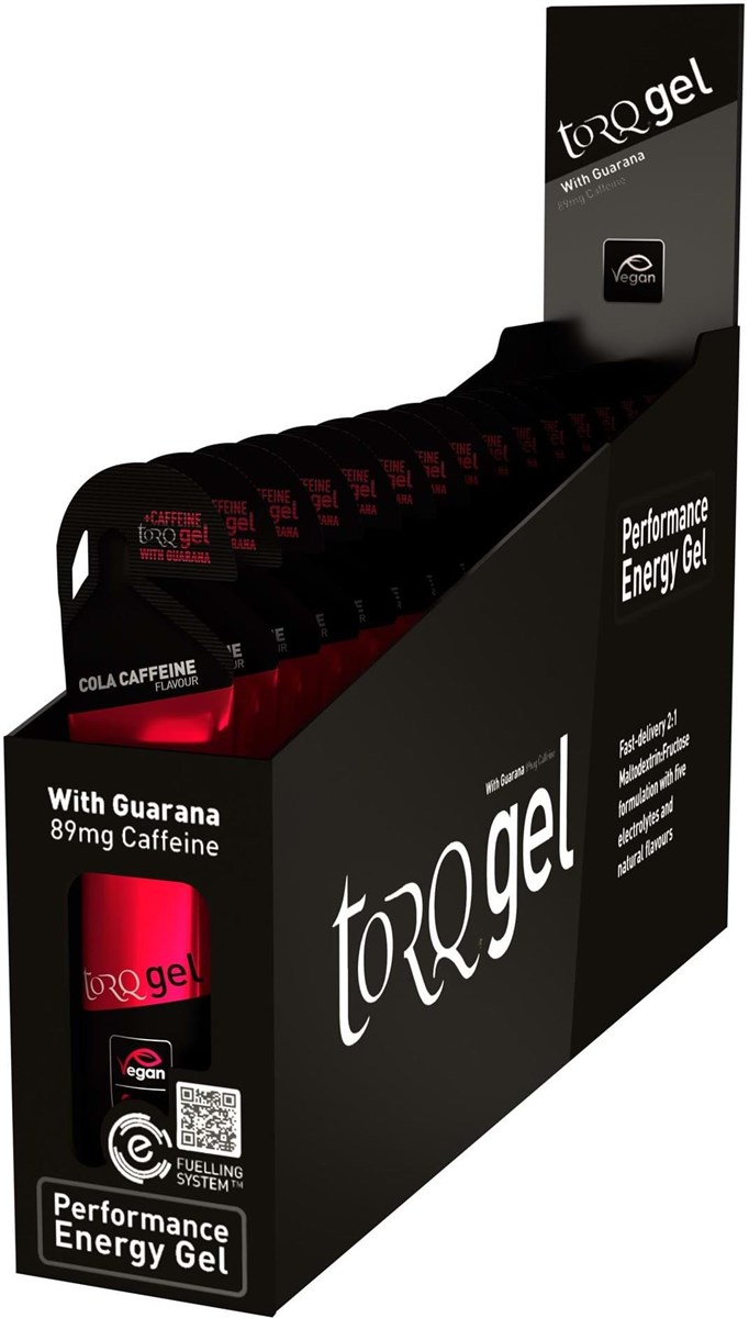 Torq Energy Gel With Guarana (Caffeinated) - Box of 15 x 45g