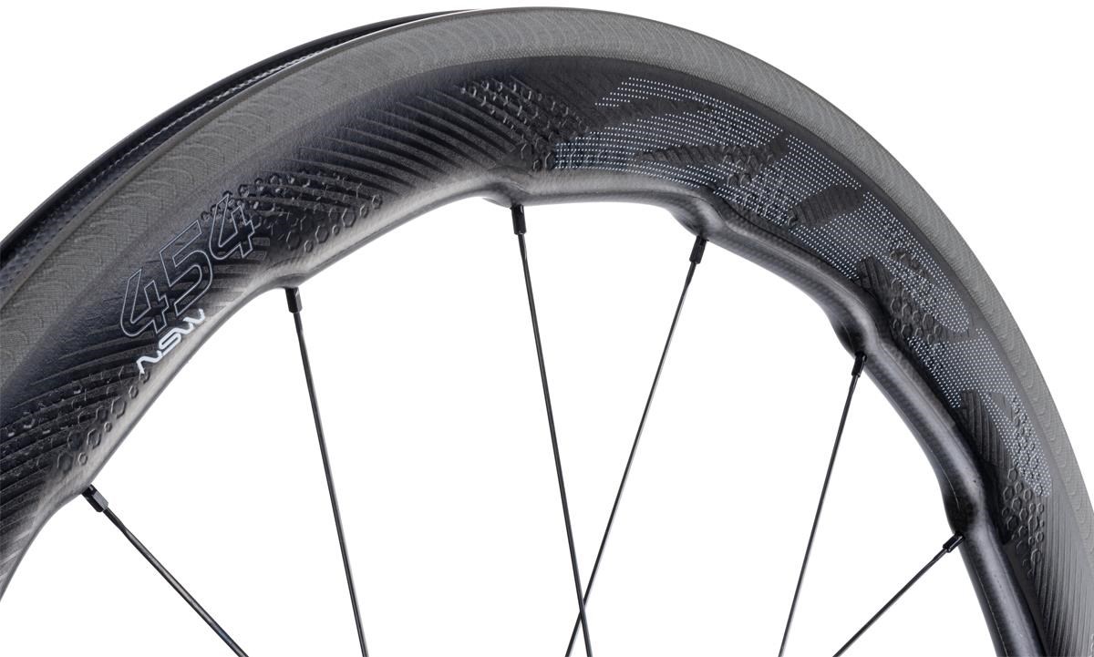 Zipp 454 NSW Carbon Clincher Impress Graphics Rear Road Wheel