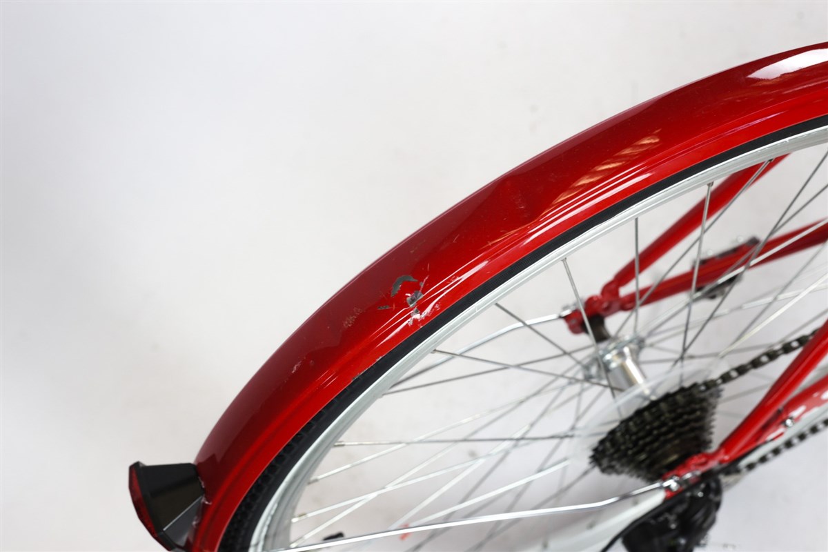 Dawes Duchess Red Hearts Womens - Ex Display - 17" 2016 Hybrid Bike