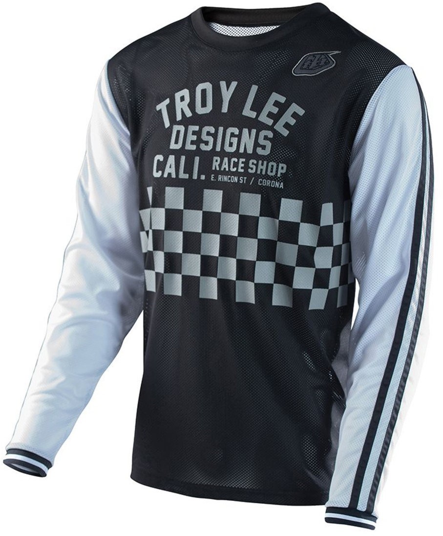 Troy Lee Designs Super Retro Check Long Sleeve Cycling Jersey