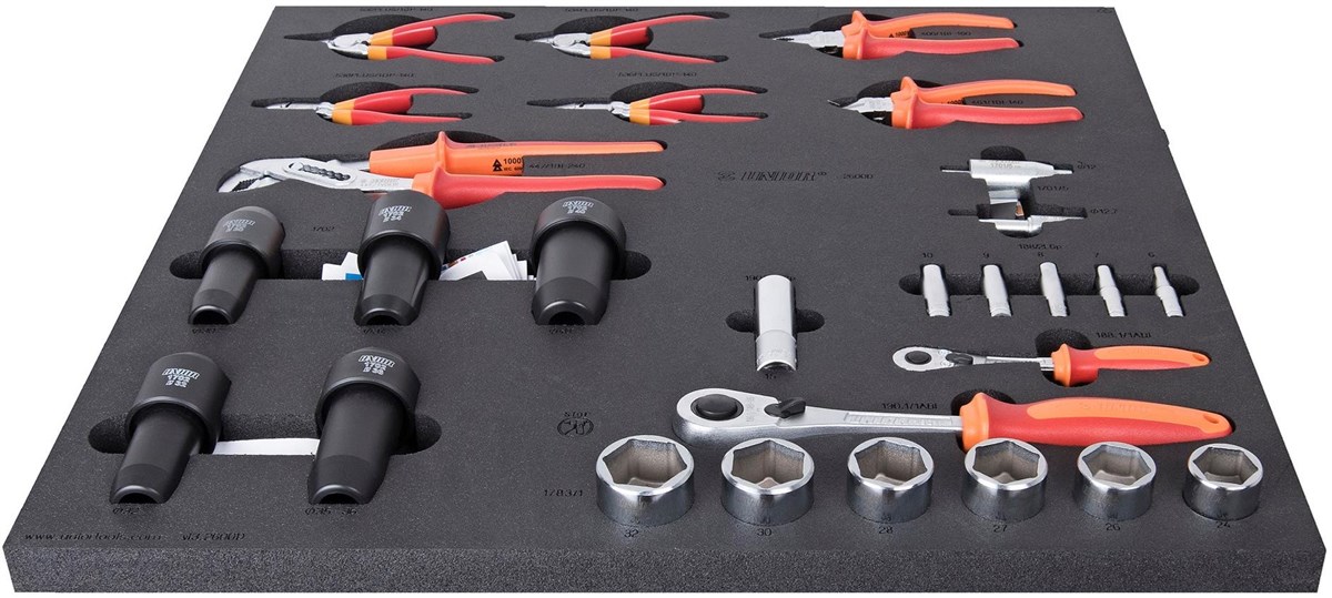 Unior Set of Tools in Tray for 2600D