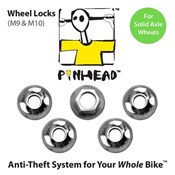 Pinhead Solid Axle Wheel Locks Pair