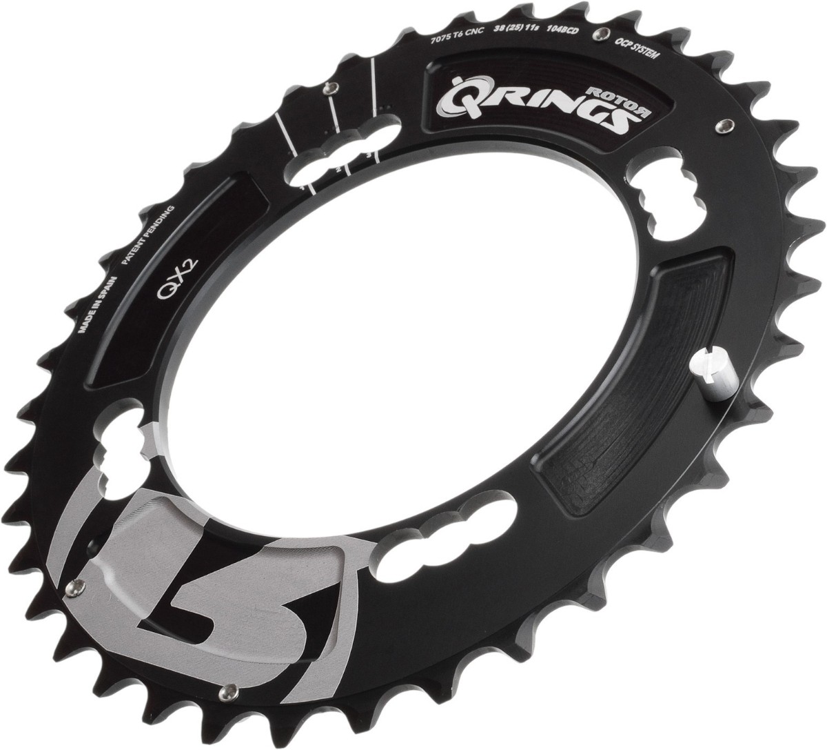 Rotor QX2 BCD 104 Middle Chainring