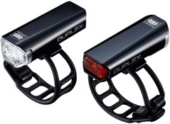 Cateye Duplex Front & Rear Helmet Battery Bike Light