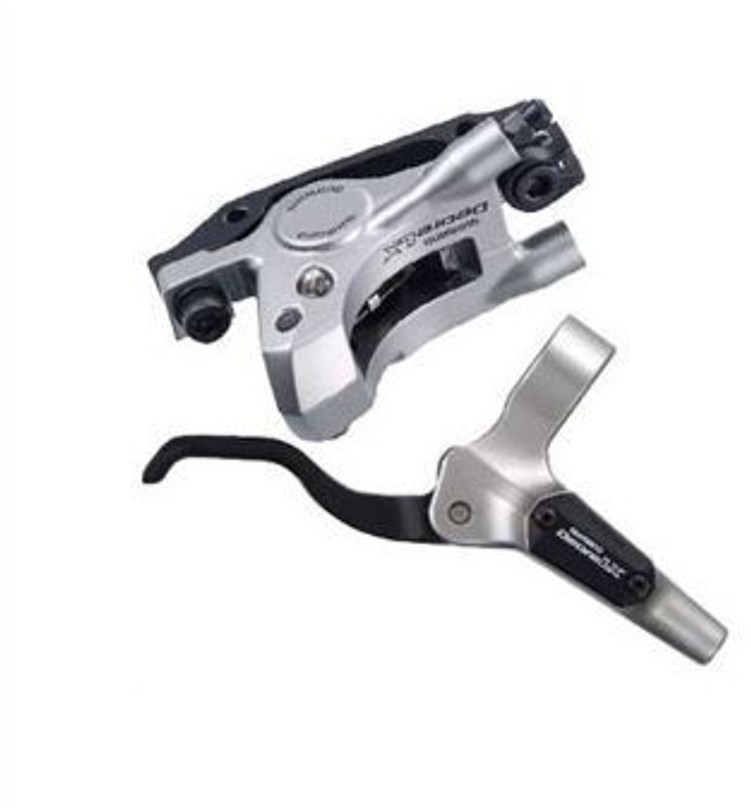 Shimano M585 LX Disc Brake Levers and Calipers Only - Set