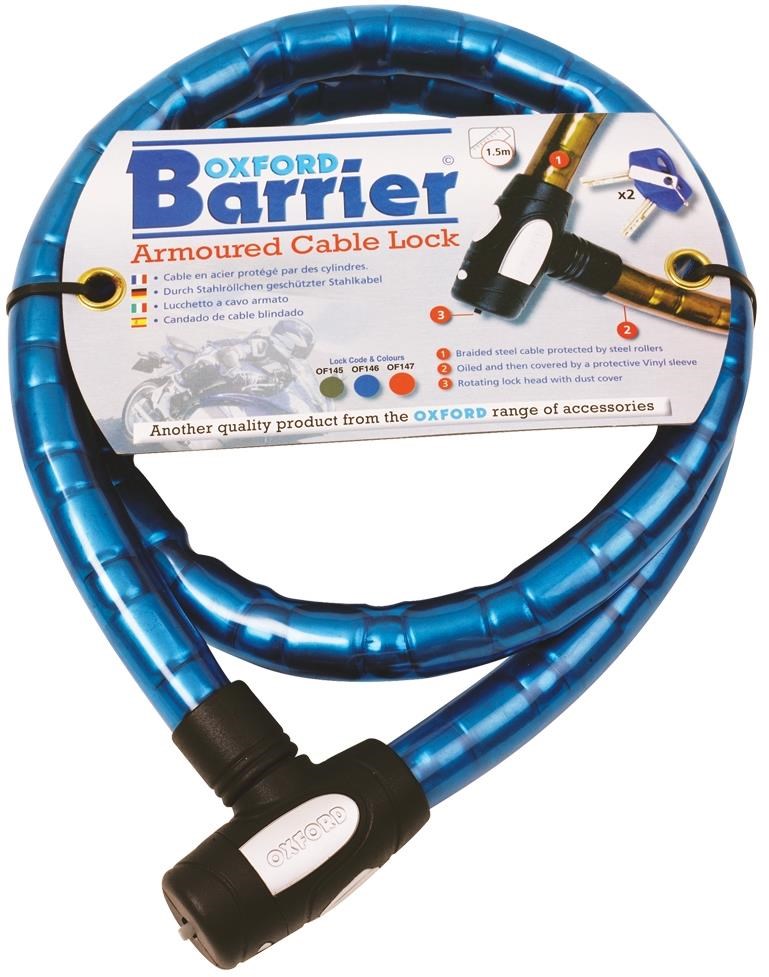 Oxford Barrier Armoured Cable Lock