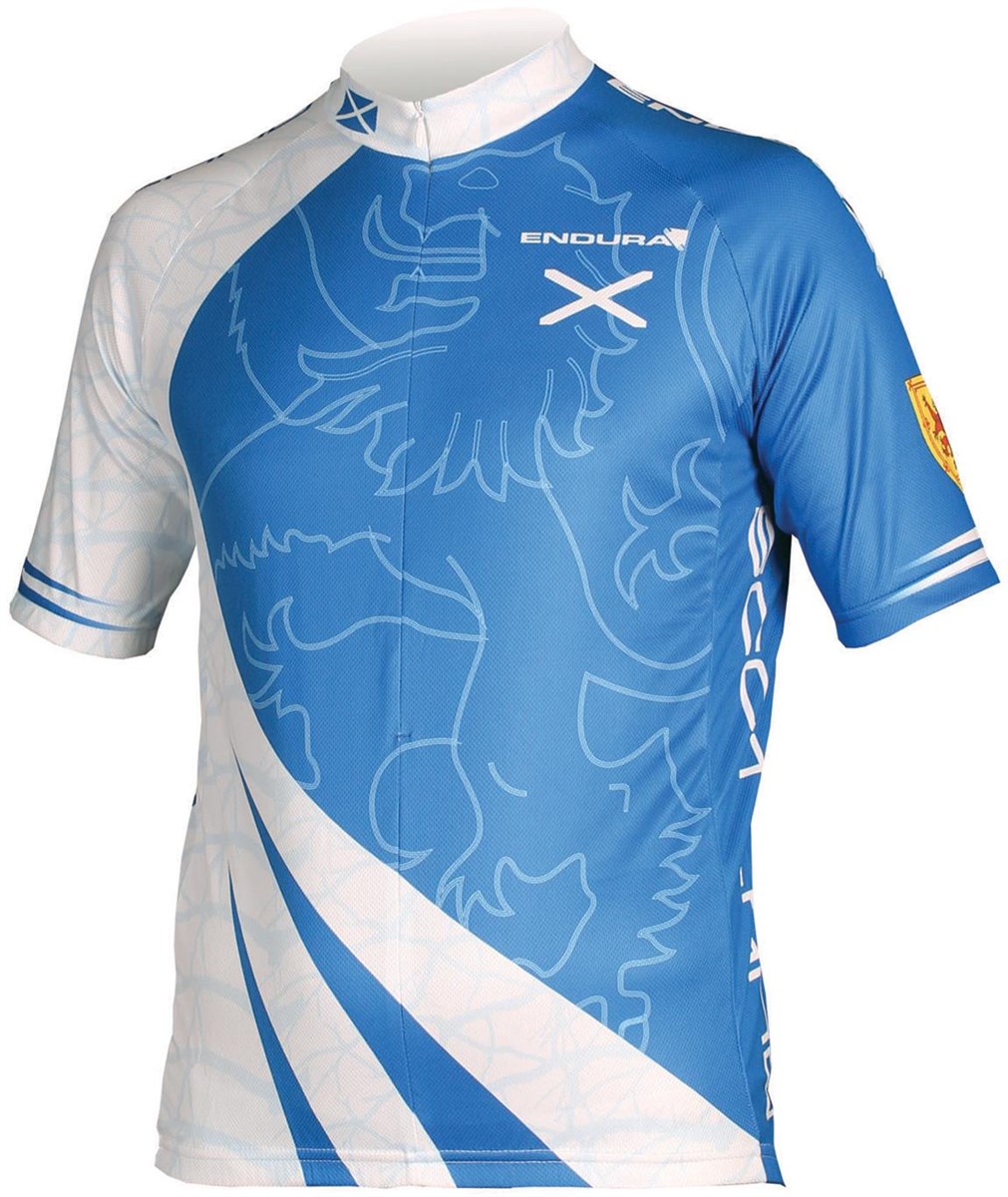 Endura CoolMax Printed Scotland Short Sleeve Cycling Jersey SS16