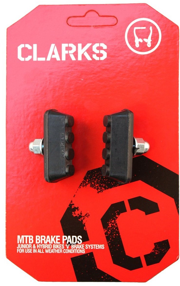 Clarks MTB/BMX V-Brake Pads Integral Brake Block