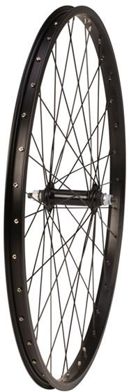 Tru-Build 26" Front MTB Wheel Alloy Hub and Rim With Nutted Axle