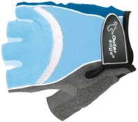 Outeredge Gel Mitt Short Finger Cycling Gloves - Blue