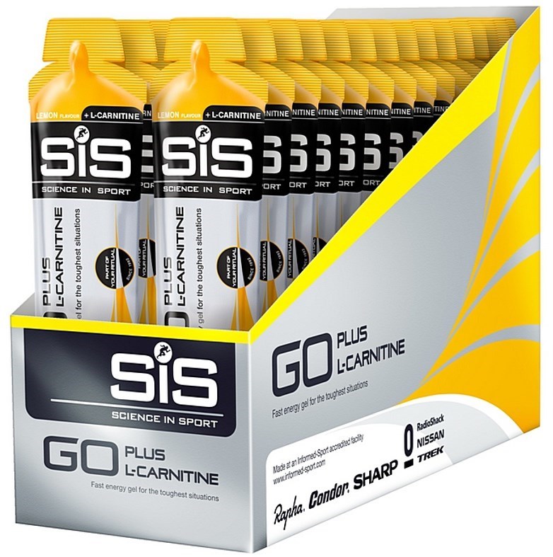 SiS GO Plus L-Carnitine Gel - 60ml x Box of 24