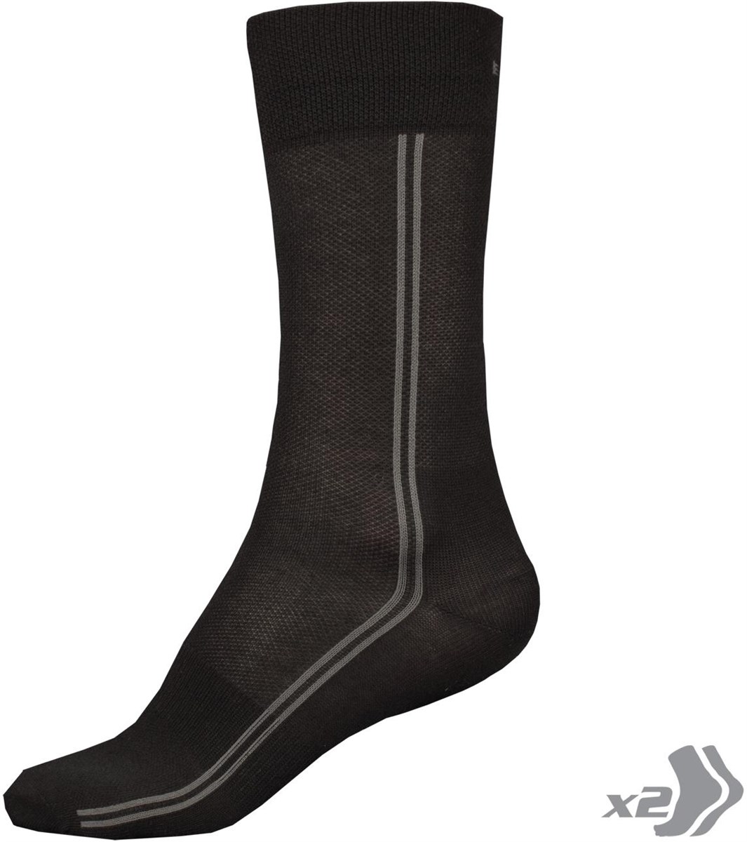 Endura Coolmax Cycling Long Socks - Twinpack