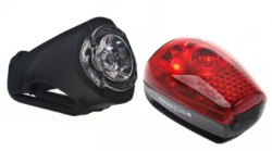 RSP 1 Watt Front USB Rechargeable and 3 LED Rear Lightset