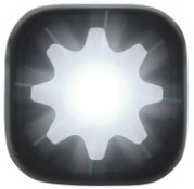 Knog Blinder 1 LED Cog USB Rechargeable Front Light