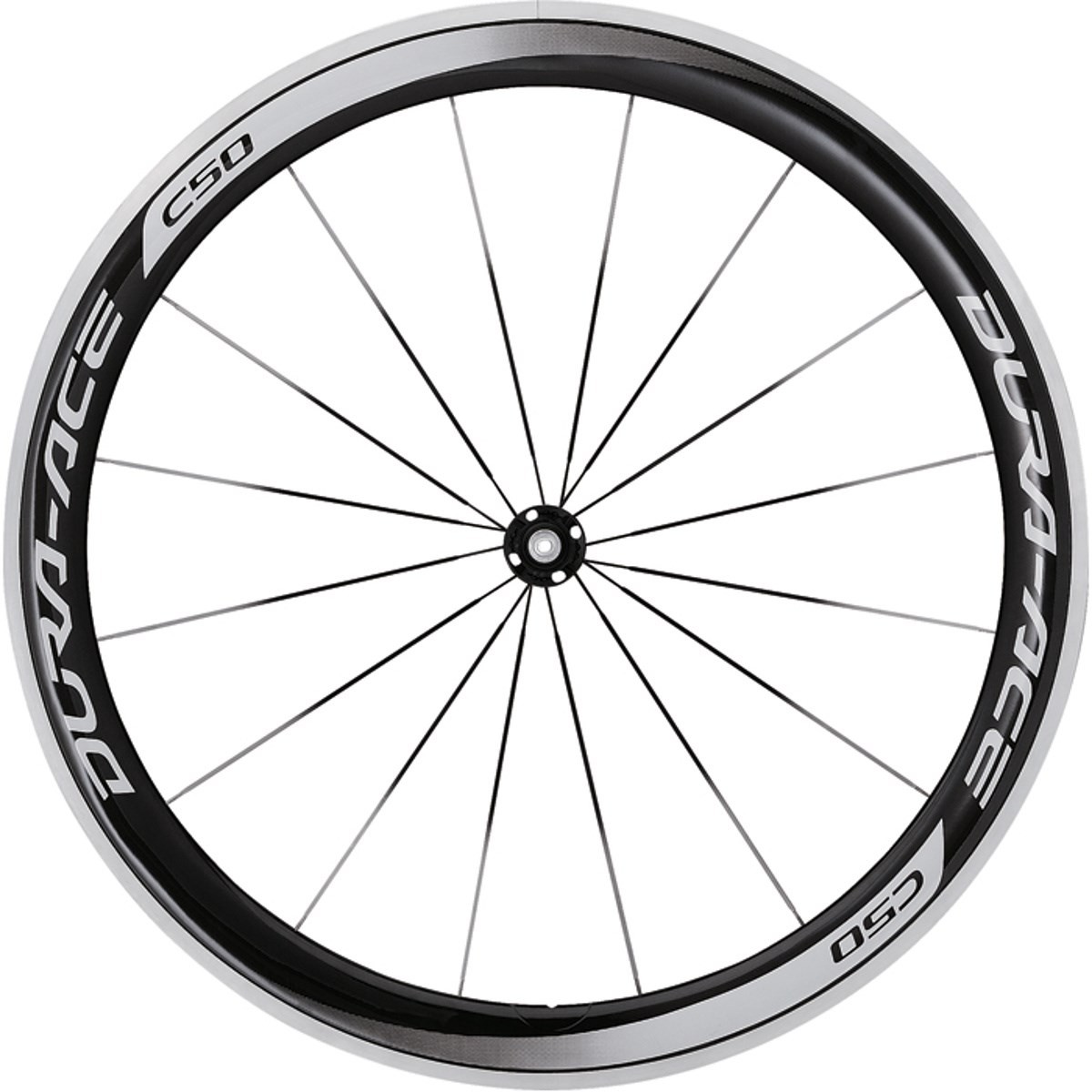 Shimano WH-9000 Dura-Ace C50-CL Carbon Clincher 50mm Front Road Wheel
