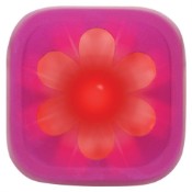 Knog Blinder 1 LED Pink Flower USB Rechargeable Rear Light