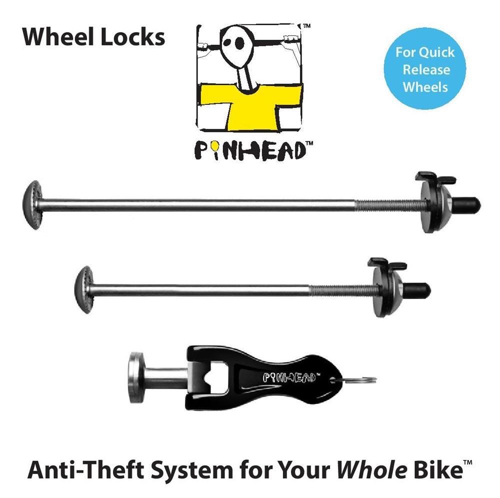Pinhead Twin Pack - Locking Wheel Skewers - QR