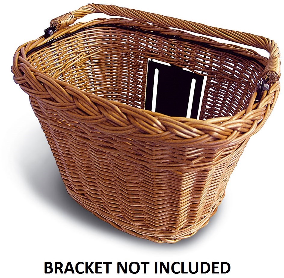Basil BaSimply Wicker Front Basket (Bracket NOT Included)