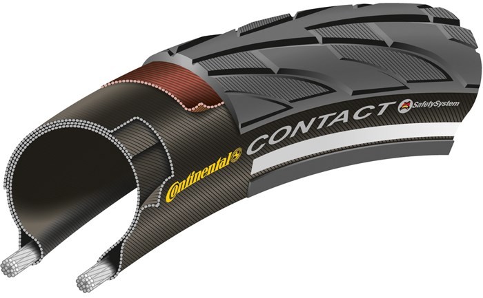 Continental Contact II 700c Hybrid Tyre