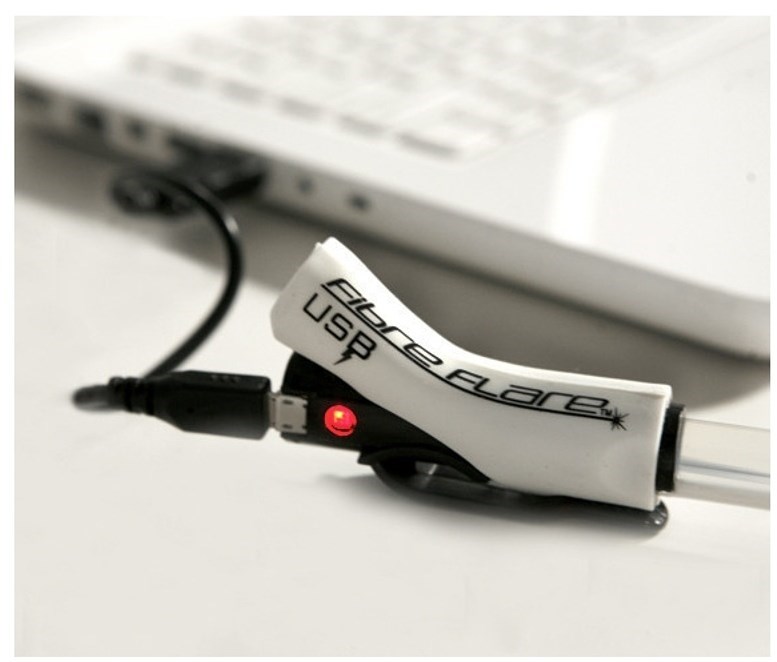 Fibre Flare Super Shorty USB Rechargeable Front Light
