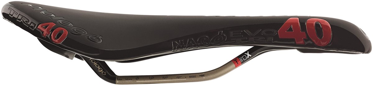 Prologo Nago Evo Tri40 Saddle with Tirox Rails