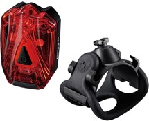 Infini Lava Super Bright Micro USB Rechargeable Rear Light With QR Bracket