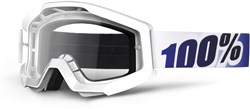 100% Strata Anti Fog Clear Lens MTB Goggles