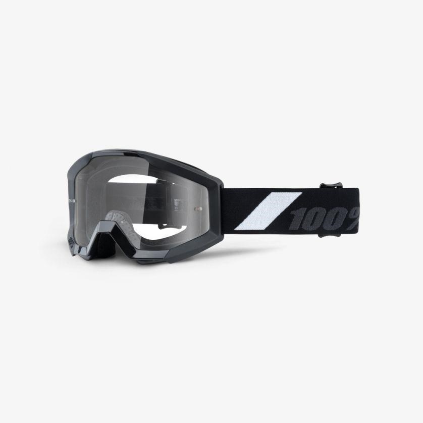 100% Strata Youth Anti-Fog Clear Lens MTB Goggles