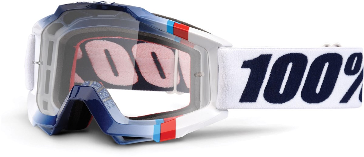 100% Accuri Anti-Fog Clear Lens MTB Goggles