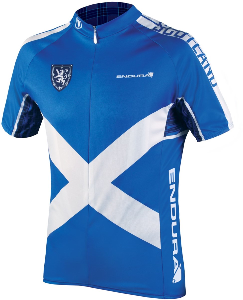 Endura CoolMax Printed Scotland II Short Sleeve Cycling Jersey SS17