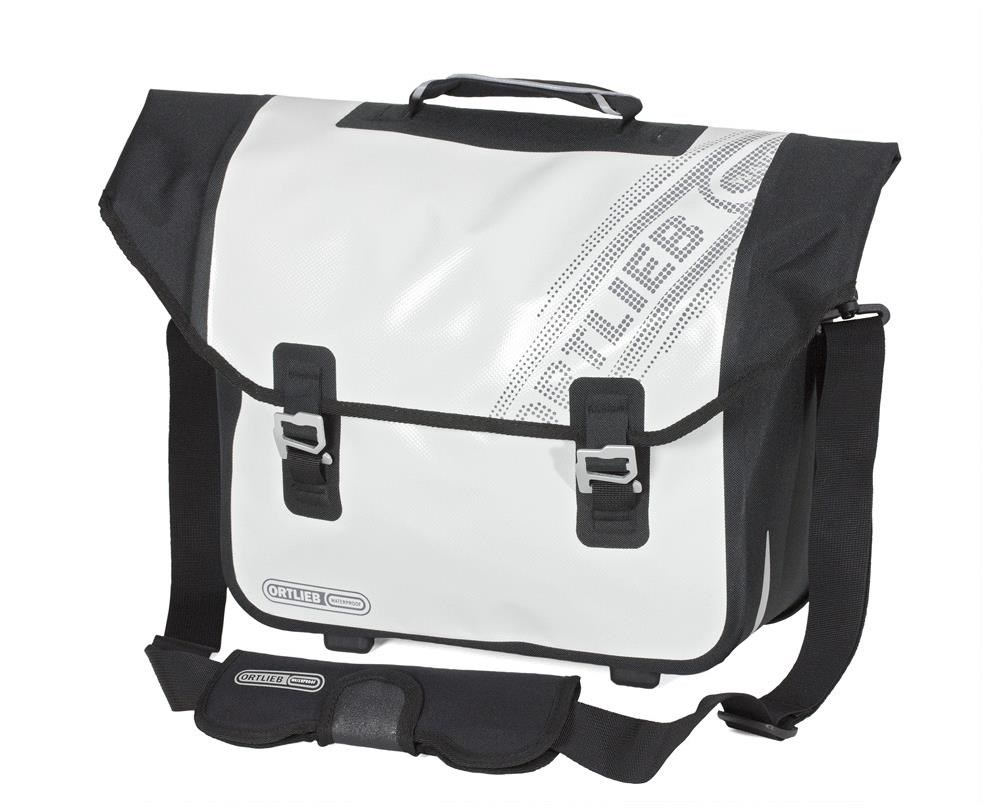 Ortlieb Downtown Black n White Rear Pannier Bag with QL2.1 Fitting System