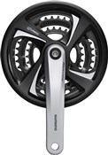 Shimano FC-TX801 Tourney Triple Chainset - With Chainguard