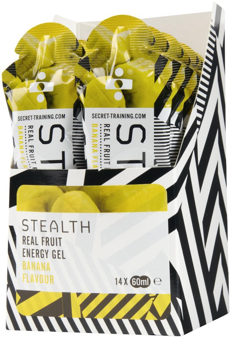 Secret Training Stealth Energy Gel with Real Fruit - 60ml x Box of 14