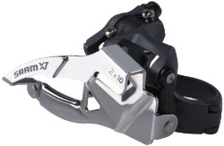 SRAM X7 Front Derailleur - 2x10 High Clamp Compact