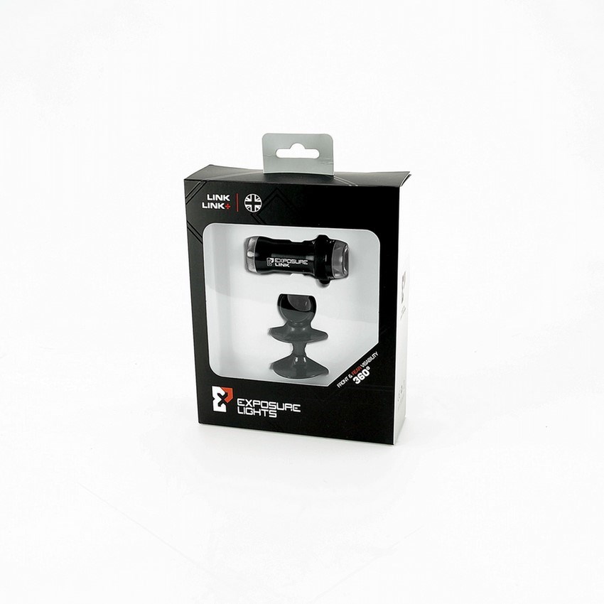 Exposure Link Front and Rear Light Set With Helmet Mount