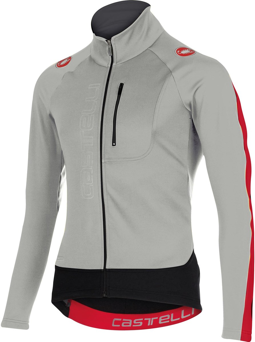 Castelli Trasparente 3 FZ Windproof Long Sleeve Cycling Jersey With Full Zip AW16