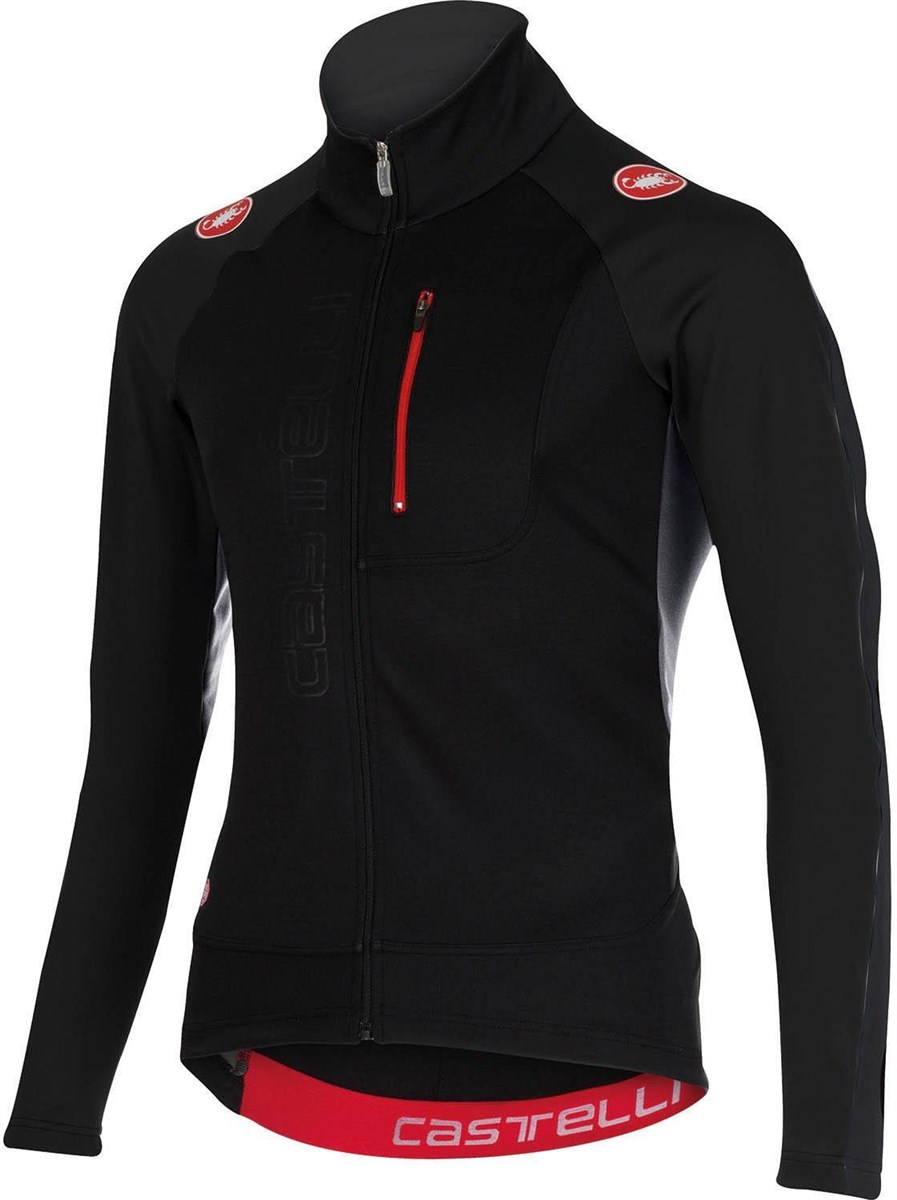 Castelli Trasparente 3 FZ Windproof Long Sleeve Cycling Jersey With Full Zip AW16