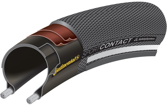 Continental Sport Contact II Reflective 20 inch Folding Bike Tyre