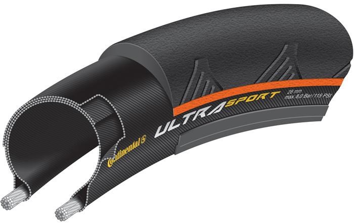 Continental Ultra Sport II 700c Folding Road Tyre
