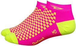 DeFeet Speede 1" Hi-Vis D Logo Socks