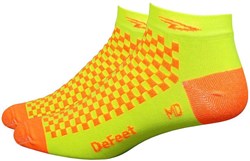 DeFeet Speede 1" Hi-Vis D Logo Socks