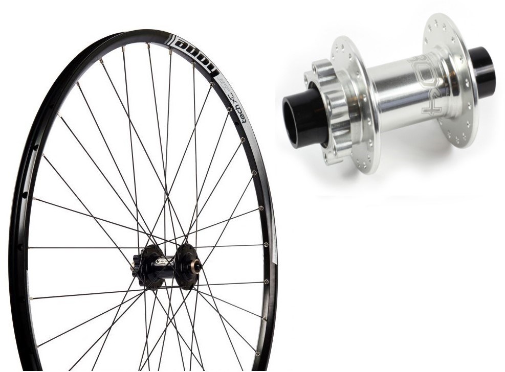 Hope Tech XC SP24 S-Pull - Pro 4 Straight-Pull 26" Front Wheel - 24 Hole