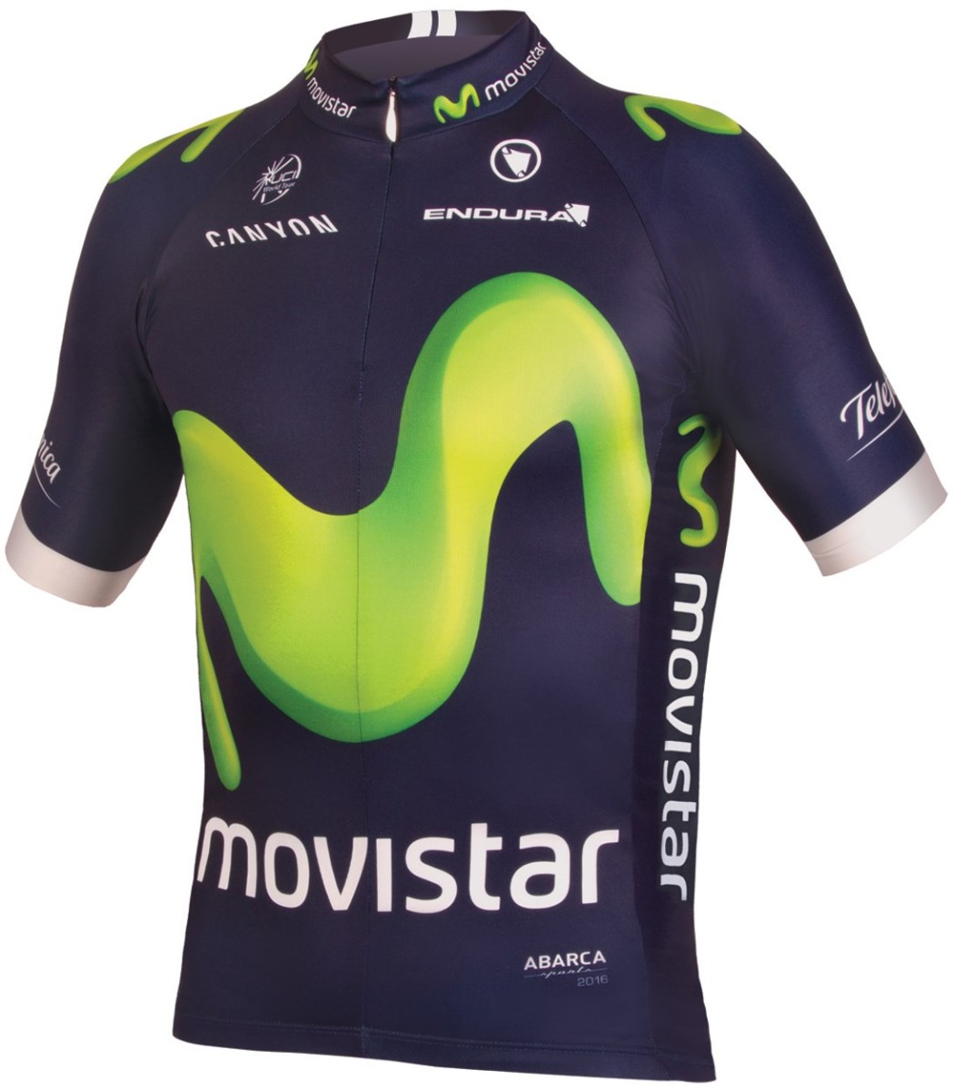 Endura Movistar Team Replica Short Sleeve Cycling Jersey AW16