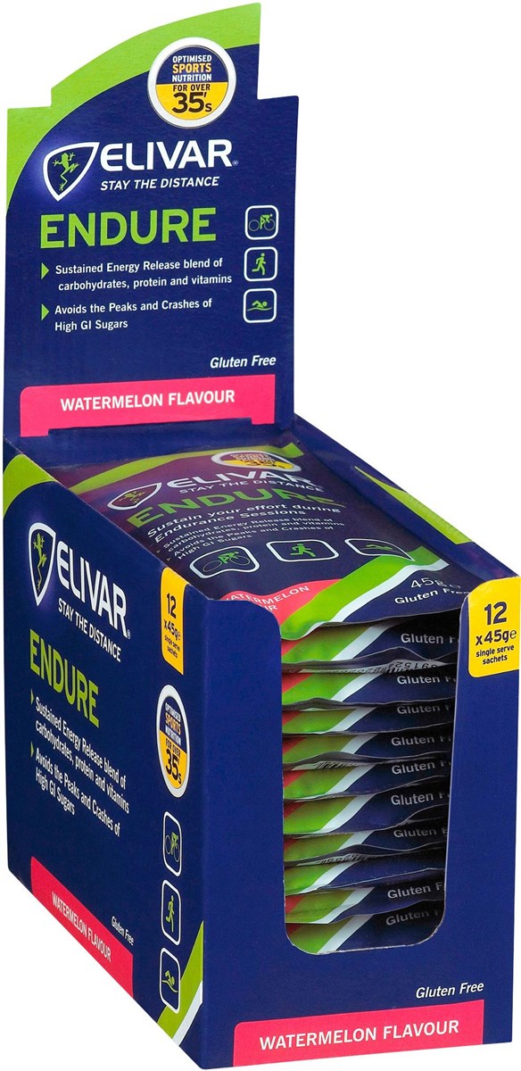 Elivar Endure Sustained Energy Powder Drink - 12 x 45g