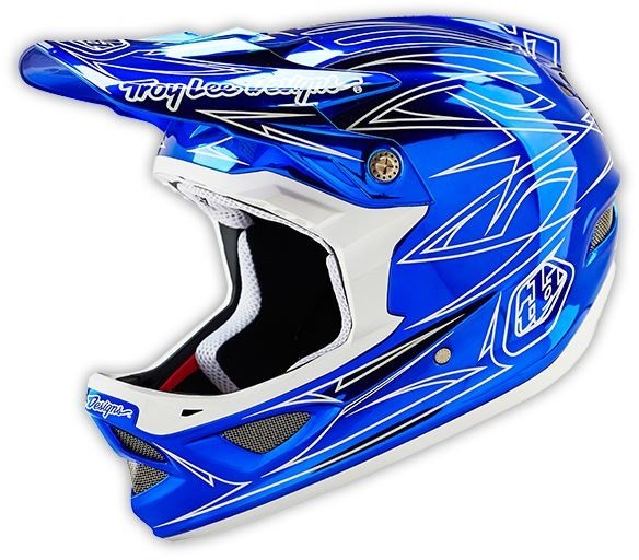 Troy Lee Designs D3 Pinstripe 2 Composite Full Face MTB Mountain Bike Helmet 2016