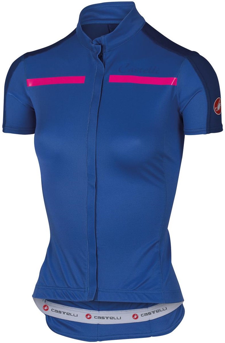 Castelli Ispirata FZ Womens Short Sleeve Cycling Jersey With Full Zip SS16