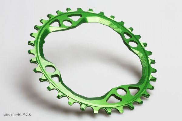 absoluteBLACK 104BCD Spider Mount Oval Chainring N/W