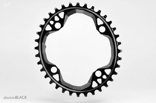 absoluteBLACK 104BCD Spider Mount Oval Chainring N/W