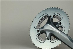 absoluteBLACK 110BCD 4 Bolt Spider Mount Aero Oval 2X Asymmetric Winter Training Outer Chainring